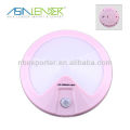 Pink round wireless motion LED sensor light